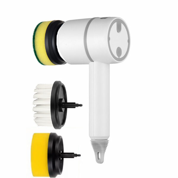 Wireless Electric Dishwashing & Tile Cleaning Brush - USB Rechargeable - Image 4