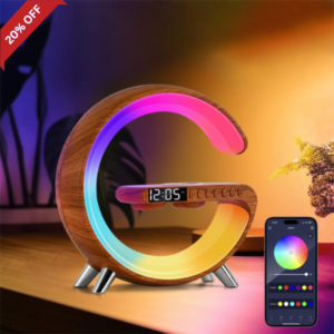 G-Shaped LED Lamp with Bluetooth