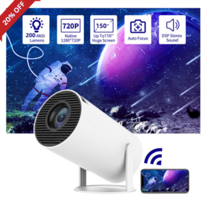 Mini projector with WiFi and Bluetooth,