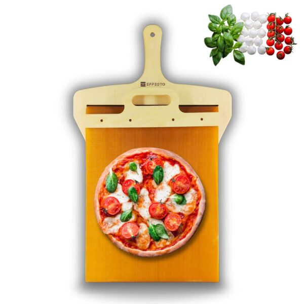 Sliding Non-Stick Pizza Shovel & Cutting Board – Kitchen Baking Tool - Image 3