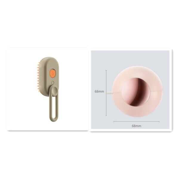 3-in-1 Electric Cat & Dog Steam Brush with Massage Function for Grooming & Hair Removal - Image 10