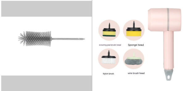 Wireless Electric Dishwashing & Tile Cleaning Brush - USB Rechargeable - Image 2