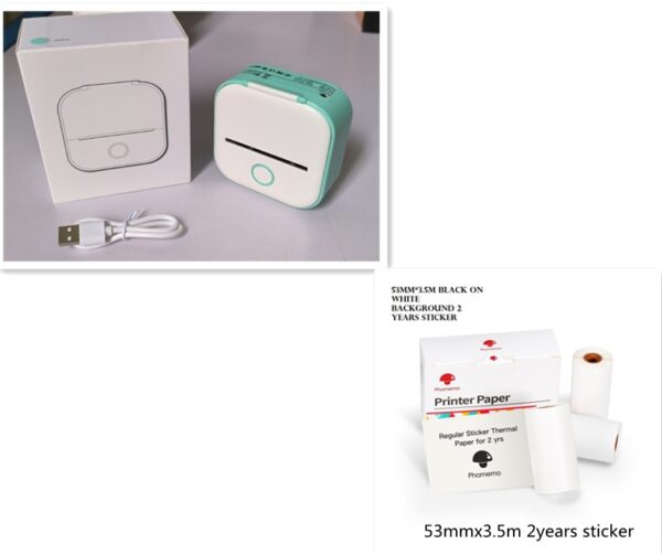 Portable Bluetooth Mini Thermal Printer – Labels, Photos, Price Tags - Image 2
