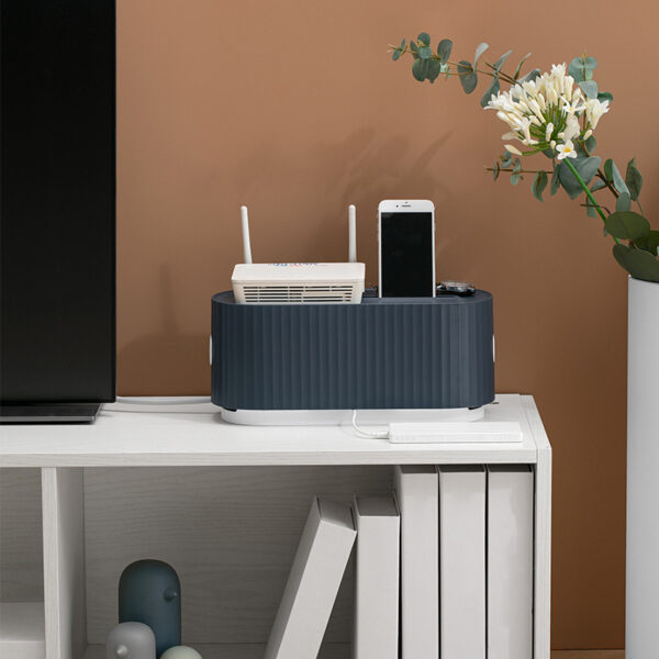 Power Strip Wire Case Organizer – Anti-Dust Cable Storage Box & Charger Management - Image 3