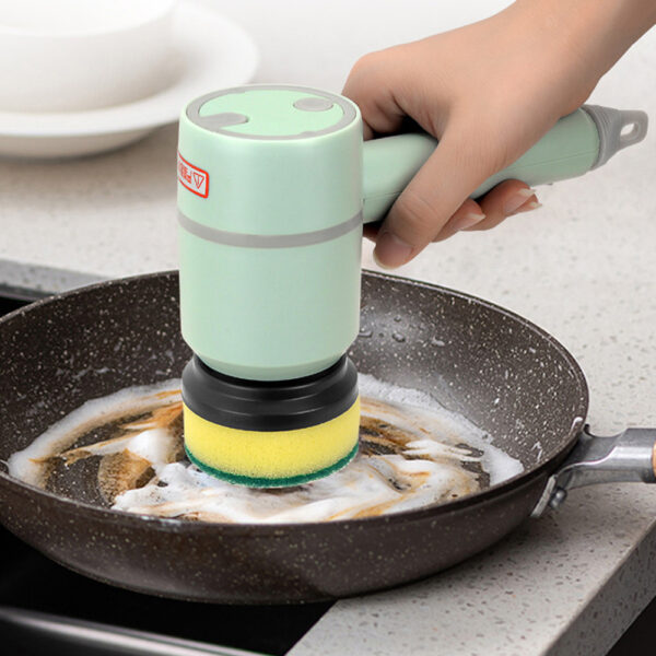 Wireless Electric Dishwashing & Tile Cleaning Brush - USB Rechargeable - Image 5