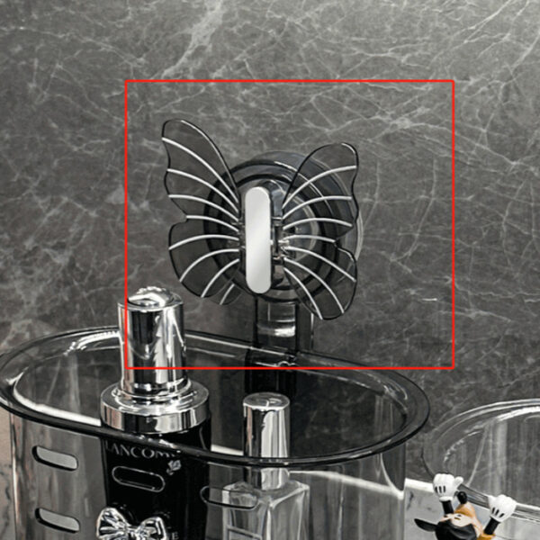 Butterfly Sucker Toothbrush Rack Wall-mounted Punch-free - Image 5